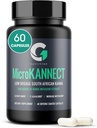 Micro Kannect Kapsułki z 3% Kanna Alkaloid 124; Podnosi nastroje, zwiększa poziom energii, zwiększa mentalną klarowność 124; Sceletium Tortuosum Codzienne suplementy dla mężczyzn i kobiet 60 Służenie