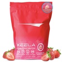XEELA Plant Based Vegan Protein Powder - Independently Tested - 25g High Protein, Pea Protein for Men & Women - Vitamin & Minerals, Non GMO, Dairy & Gluten Free, LowCarb & LowFat (Ciasto truskawkowe)