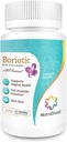 NutraBlast Kwas borowy Kompleks pochwy w / Aloe Vera & FOS Prebiotyczny wzmacniacz 124; Wszystkie naturalne Boriotyczne 124; Made in USA (30 Count)