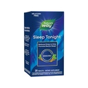 Nature 's Way Sleep Tonight, Stress- Reducing Formuły do promowania niespokojnego snu *, Z Ashwagandha i L- Theanine, Melatonin wolny, Wegan, 28 Tabletki (Opakowania maja Vary)