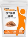 BulkSupplements.com Catuaba Bark Extract Powder - Catuaba Bark Powder, Herbal Supplement - Vegan & Gluten Free, 1 g na serwowanie, 250g (8.8 oz) (Opakowanie po 1)