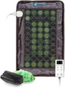 HealthyLine Far Infrared Ogrzewanie Pad do pleców, Szyja, Ramię i Mięśnie Relief - Ważona elektryczna Mata z Jade & Tourmaline Stones, Uziemienie - Średnio Rozmiar 32 x 20 w