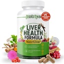 Formuła zdrowia wątroby, Detox i naprawy wątroby Cleanse z ekstrakt z karczocha, Thistle mleka, Dandelion i więcej dla zdrowia wątroby - Ziołowy suplement wsparcia wątroby 30 Days Supply (1)