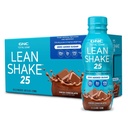 GNC Lean Shake 25 Protein Shake, klinicznie udowodnione zarządzanie wagą, Mączka zastępcza, 25 g białka z cukru dodawanego, gotowy do picia, Czekolada szwajcarska, Opakowanie po 12