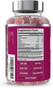 Pierwiastki eteryczne Gummies elderberry dla dorosłych - 4- in-1 Formuła wsparcia immunologicznego z Sambucus nigra, Witamina C, Echinacea, Ekstrakt Propolis 60 Hrabia