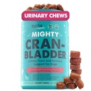 Mighty Paw Waggables Cran- Bladder (Made in The USA) 124; Vet Spreparowany suplement żurawinowy dla psów - Żurawinowe żucia dla psów, Urynary Tract & Bladder Support, Bacon Flavored, 120 Soft Chews