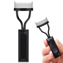 Eyelash Comb Separator, Arc Designed Lash Definitor Comb Makeup Mascara Comb Applicator z pokrywą, Narzędzie do szczotki kosmetycznej oka (czarny)