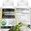 Sea Moss 60 Kapsułki USDA Certified Organic Irish Sea Moss Kapsułki z Bladderwrack & Burdock Root - Suplement wsparcia immunologicznego dla mężczyzn i kobiet - Kobiety Witaminy i Mens Witaminy (1 Pack)