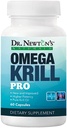 Dr Newton 's Naturals OmegaKrill Pro EPA & DHA, Omega 3, Bristine Krill Oil - Mózg, Łączniki, Oczy - 60 Softgels