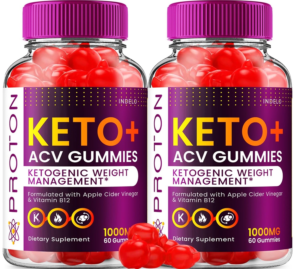 (2 opakowania) Proton Keto ACCV Gummies Advanced, Proton Keto + ACV Gummies 1000mg, Protein Apple Cider Vinegar Gummy Gummies Recenzje, Proton Keto + ACCV Witamina B12 (120 Gummies)