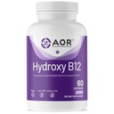 AOR, Hydroxy B12, wspomaga zdrowie układu sercowo- naczyniowego, funkcje nerwowe i detoksykację, suplement diety, wegan, 60 porcji (60 lozengów)