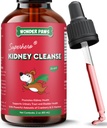 Wonder Paws Premium Nerki Wsparcie dla Psów - Suplement żurawinowy dla Psów - Leczenie UTI psów - Wspiera Bladder, Detox, Urynary & Nerki Zdrowie - Płynne Nerki Suplement dla Psów 2 oz (60ml)