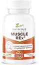 ZEN LIFE HERB Mięśnie REx - Joint, Mięśnie i Nerve Support - Relax Aches & Przewlekła Discomfort Plant-based Supplement (60 kapsułki)