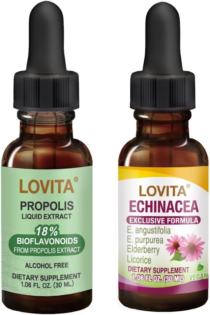 Lovita Bee Propolis & Echinacea Płynne suplementy odżywcze