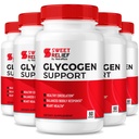NutraRize (Opakowanie 5 Sweet Relief Glycogen Support - Kapsułki glikogenu, Czyściciel naczyń krwi, Zaawansowana formuła dla ogólnego Wellness, Opinie (300 Kapsułki)