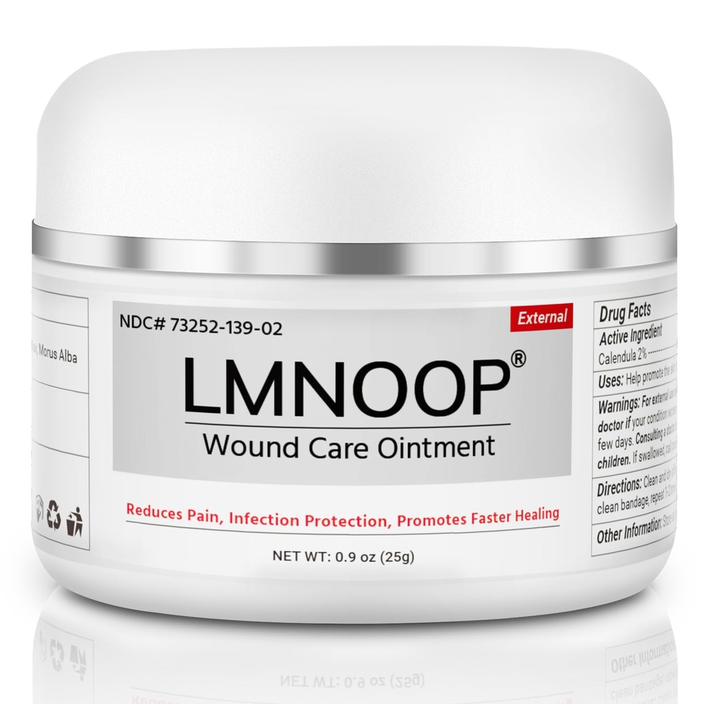 LMNOOP ® Bed Sore Ointment, Maksymalna moc krem do pielęgnacji rany do ochrony przed zakażeniem i skóry naprawy, Szybkie gojenie ran cukrzycowych, Odlewy, Ulcer żylny, Burns, Cięcia, Scrapes