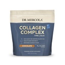 Dr Mercola Collagen Complex Powder - Wspiera elastyczność skóry i wspólne funkcje - Kolagen wieloźródłowy typu I II III - 10.89 oz (30 Sług) - Czekolada
