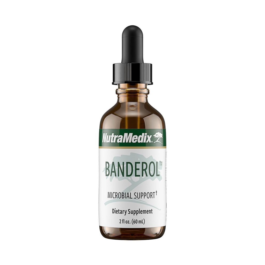 NutraMedix Daily Immune Supplement Supplement - Banderol Herbal Supplements for Immune System Supplement - Wegańskie nalewki - Biodostępny ekstrakt z szczepu Otoba Bark Liquid Drops (2 oz / 60 ml)