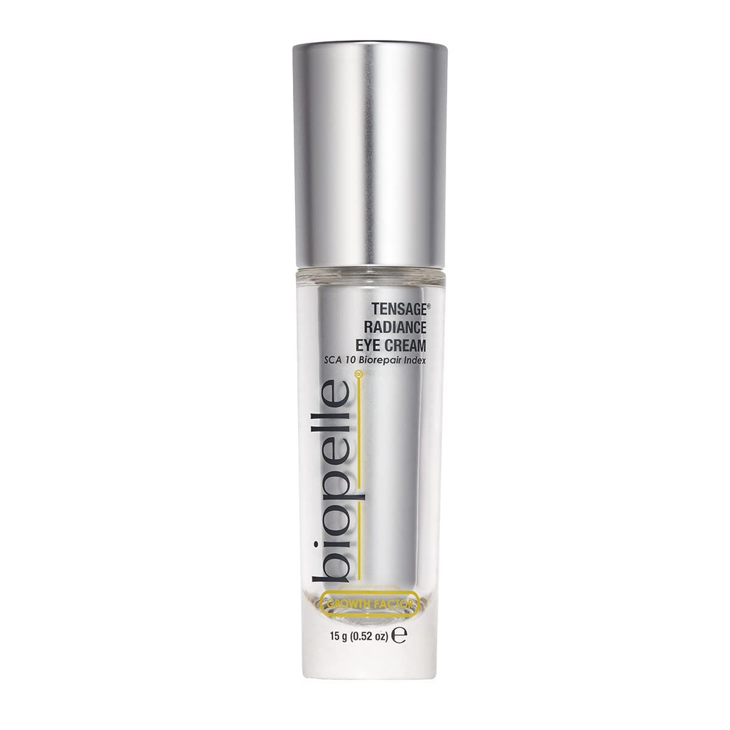 Biopelle Tensage Growth Factor Radiance Eye Cream z SCA 10 Biopair Index, Illuminating Eye Care, 0.52 Oz