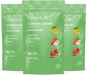 Świętuj Witaminy Bariatryczne 500 mg Wapnia Citrate Soft Chews z 500 IU Witamina D3 - Zasadnicze dla pacjentów Gastric Bypass & Bone Health - Cukier & Gluten Free, Owoce (270 Chews)
