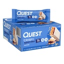 Quest Nutrition Crispy Blueberry Cobbler Hero Protein Bar, 16g Protein, 1g Sugar, 3g Net Carb, Gluten Free Protein Snack, Keto Friendly, 12 Count