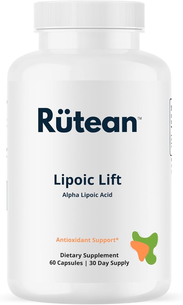 Alpha Lipoic Acid - Lipoic Lift - for Liver Support, Nerve Health & Cardival Health - Premium Alpha Lipoic Acid - 60 Kapsułek - Gluten Free, Kapsułki wegetariańskie, Soy Free & Non-GMO
