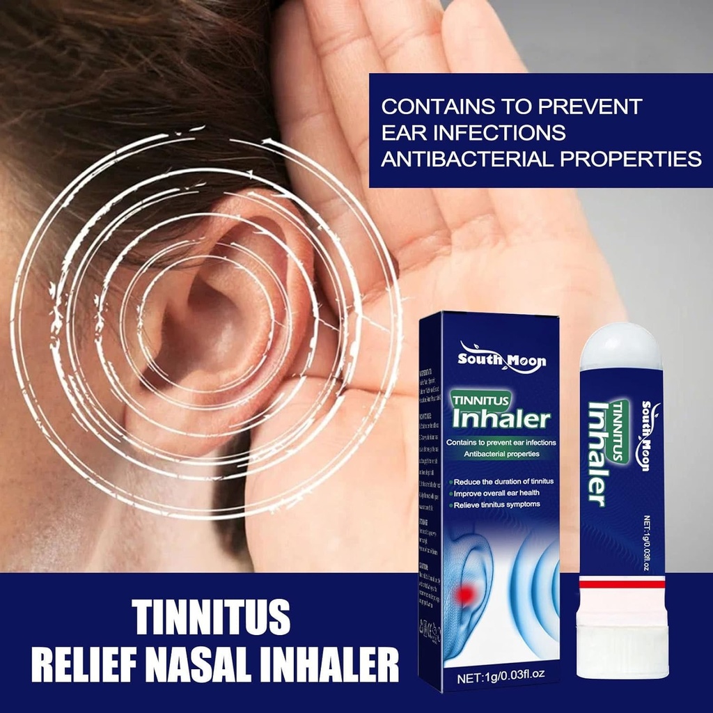 Techsilen dla szum w uszach, szum w uszach Inhaler, Echolease Tinnitus Inhaler, Techsilen Tinnitus Inhaler, Ulga w uszach dzwoniących, szum w uszach Ultra w uszach Nasal Inhaler (5 szt.)