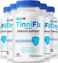 (5 Pack) Kapsułki Tinnifix - zaawansowana formuła wsparcia słuchu, pigułki Tinnifix do utrzymania zdrowego słuchu, Wszystkie naturalne Tinnifix dla pełnego zdrowia ucha, Oficjalny Tinni Fix Review (300 kapsułki)