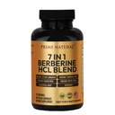 PRIME NATURAL Berberine HCl 600mg Organic Ceylon Cynamon 400mg Organic Turmeric 200mg Organic Ginger 130mg Organic Apple Cider Vinegar 65mg Goldenseal Root 6,5 mg Bioperine 3mg Size 124; 60 Kapsułki