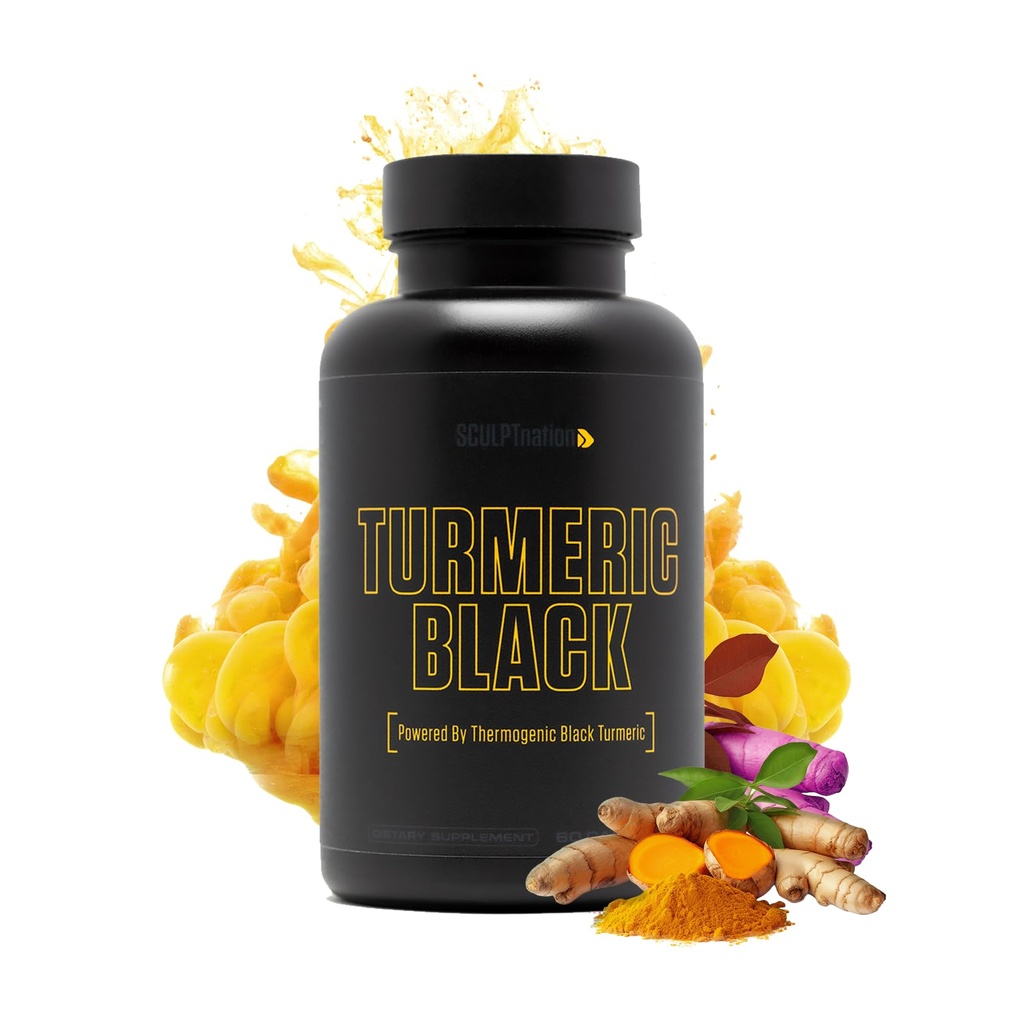Sculpt Nation by V Shred Powerful Turmeric Supplement - Kurkumina kurkumina z Black Pepper & Opatentowane składniki do wspólnego zdrowia - 30- Day Supply