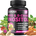 Suplement do inozytolu - Myo- inozytol i D- Chiro Inositol Plus Aszwagandha, Berberine, Cynamon i 5 Mores - 120 Kapsułki