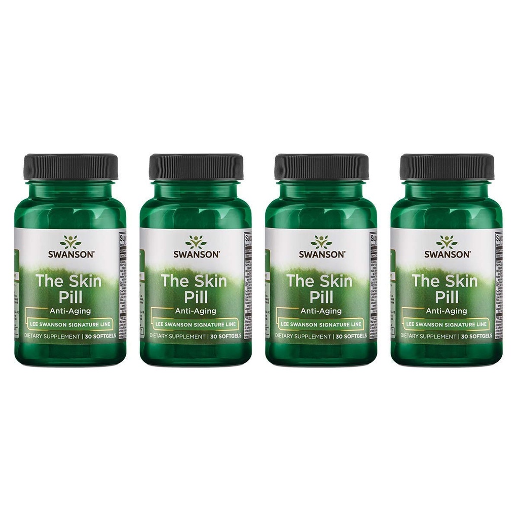 Swanson Signature Line The Skin Pill 30 Softgels (4 opakowania)