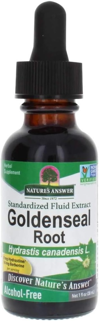 Nature 's Response Golden Seal Root Extract Alcohol Free 1 Ounce British 124; Natural Immune Booster British 124; Promotes Lung Health