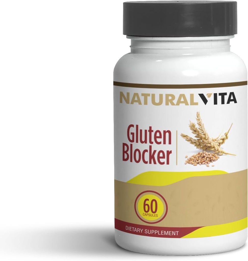 Guten Blocker, 60 kapsułek, Enzym Mix for Food Intolerancji, Digest wih Ease, Szybka ulga.
