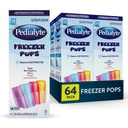 Pedialyte Electrolyte Solution Freezer Pops, Hydration Variety Pack - Grape, Blue Malina, Cherry, Pomarańcza, Opakowanie 64