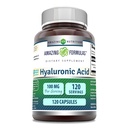 Amazing Supples Hyaluronic Acid 100 Mg Supplement Equipment 124; Kapsułki Equipment 124; Non-GMO Equipment 124; Gluten- Free Equipment 124; Made in USA (1 Pack Equipment 124; 120 Count)
