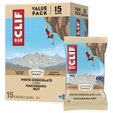 CLIF BAR - Bary białka energetycznego - Biała Czekolada Macadamia Nut - Wykonane z Owies organicznych - Bary energetyczne - Non-GMO - (15 Pack)