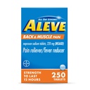 Aleve Back & Mięśnie Relief ból Naproxen tabletki sodowe, Reliever ból i gorączka Reduktor, Medycyna dla ciała, 250 Liczba