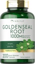Carlyle Goldenseal Korzeń Kapsułki 1000mg 124; 200 Hrabia 124; Tradycyjny suplement ziołowy 124; Non- GMO, Gluten Free