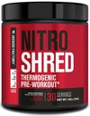 Jacked Factory NITROSURGE Shred PreWorkout Supplement - Energy Booster, Instant Strength Gains, Sharp Focus, Potężne pompy - Aciric Oxide Booster & PreWorkout Powder - 30Sv, Black Cherry