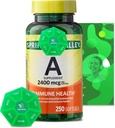 Witamina A Suplement 2400 µg, 250 Softgels z Bundle Exclusive Vitamin & Minerals - A to Z - Better Ligth & Spring Guide