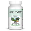 Maxi- Health Witamina D3 1000 j. m. - dla zdrowej funkcji mięśni, kości i wsparcia immunologicznego - 360 tabletek - Najlepszy suplement koszerny dla dorosłych