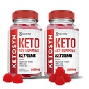 Laboratoria z uzasadnieniem (2 opakowania Ketosyn Keto ACCV Gummies Extreme 2000MG Ketosyn Ketosyn Gummies Jabłko Cydr Cydr Sok winogronowy Granat Sok z buraków w proszku B12 Vegan Non GMO 120 Gummys