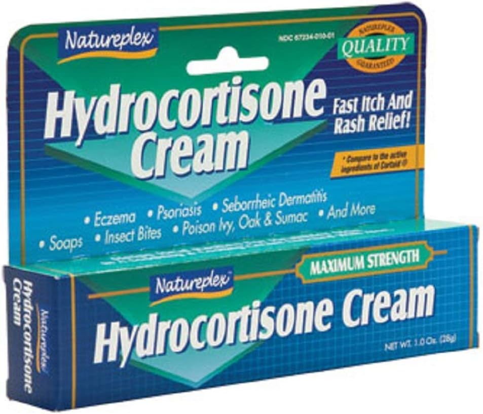 Natureplex Hydrokortyzon 1% Krem, 1 oz, 6 Tube Pack