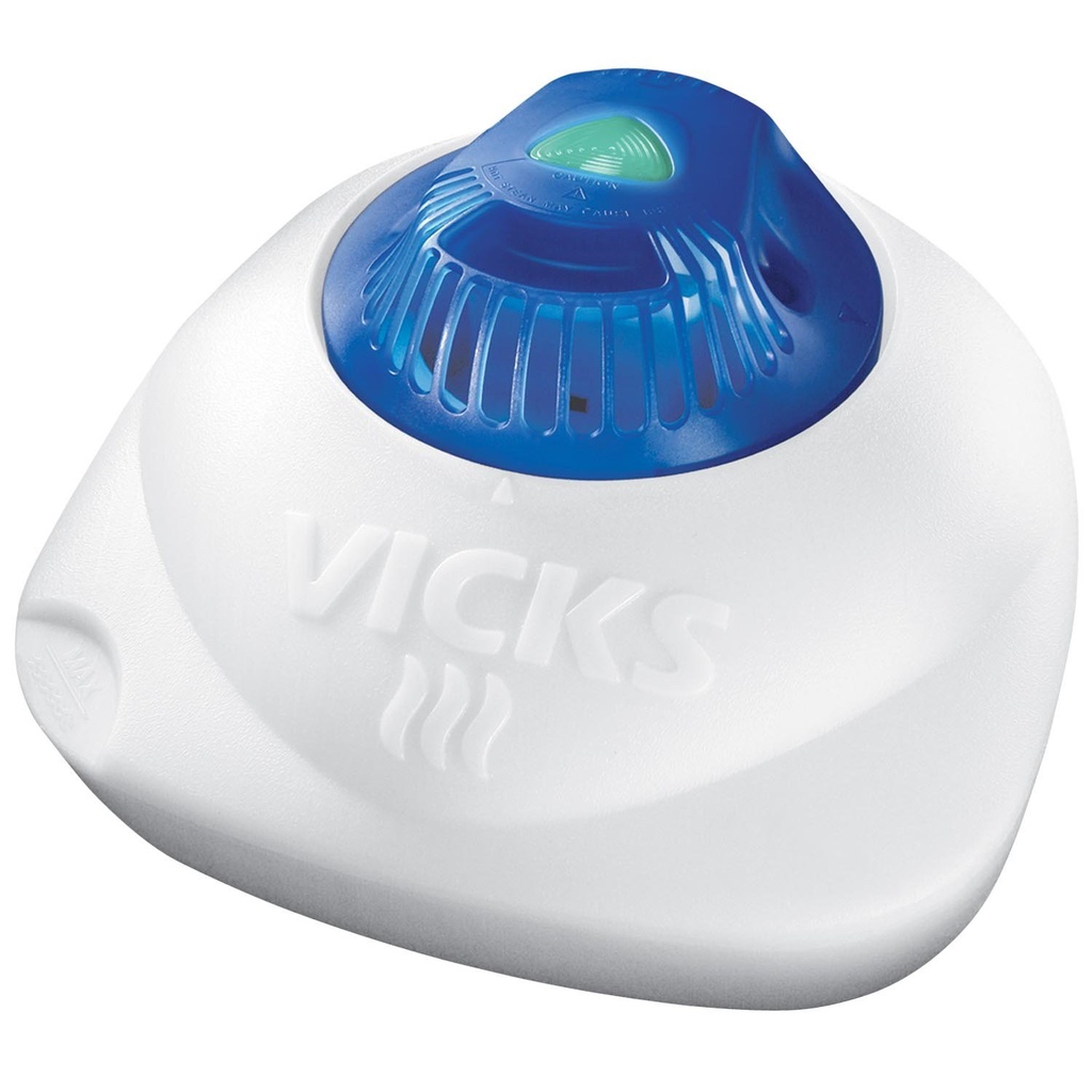 Ciepłe Para Vicks Vaporizer, Małe do Średnich Pokoje, 1.5 Gallon Tank - Ciepły Mist nawilżacz dla dzieci i dzieci Pokoje z Night Light, Pracuje z Vicks VapoPad i VapoSteam
