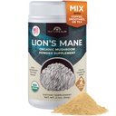 Naturalne Lwie Grzyby w proszku - Organic Brain Support for Focus Memory Clarity - Non GMO Funkcja kognitywna - 60 Służenia