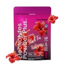 Proszek PowderWitamina Electrolytes Plus (100 Servings) Czarna herbata Hibiscus Electrolyte Proszek Keto, Cukier wolny, Pink Himalayan Sól, 1000mg potasu, 120mg wapnia, 120mg magnezu, Proszek nawadniający