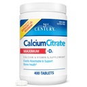 21 Century Witaminy Wapnia Citrate Plus D3 Maksymalna ilość tabletek, 400
