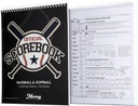 Murray Sporting Goods Baseball & Softball Scorebook - 35 gry Score Book - Wynik Keeping Book dla statystyk - Dorośli, Młodzież, Mała Liga Baseball Softball Scorebook dla Scorekeepers