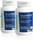 NatureCity True- HNS Nails Hair Nails and Skin Cynatine Keratin and Plant Based Biotin Supplement Amending 124; Fuller and Stronger Hair and Nails Amend124; Non GMO Amend124; 120 Kapsułki wegetariańskie
